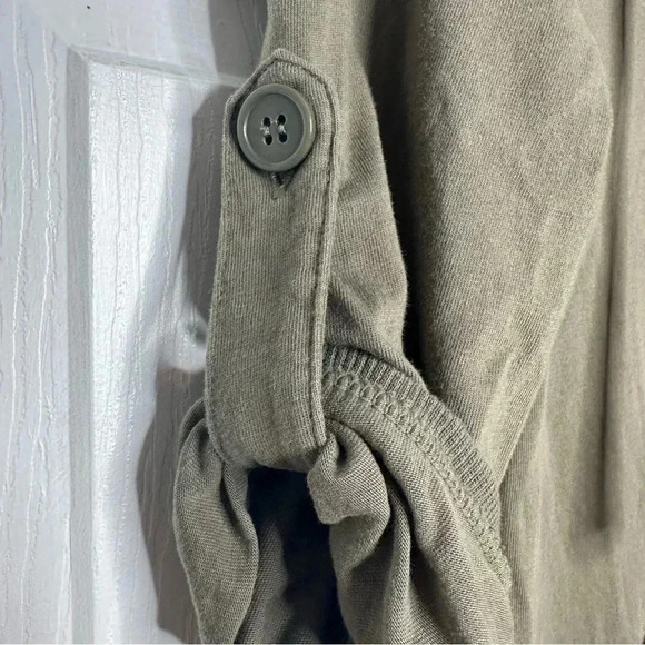 Smart  Set Sweatshirt Zippered Green Size Extra Small - Picture 15 of 16